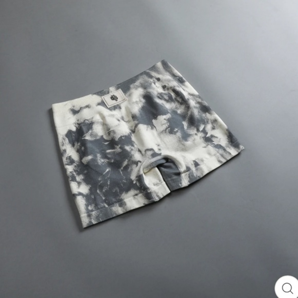 Darc Sport Lobos Katya Cream Stone Marble Shorts - Picture 2 of 4
